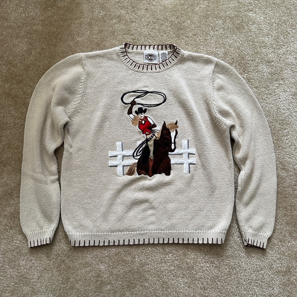 Vintage Rod’s Western Cowgirl Sweater